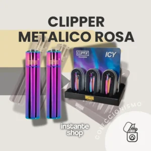 Clipper metalico rosa