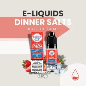 Strawberry Ice NIC SALT de Dinner Lady