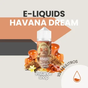 Líquido Havana Dream Tobacco, Vainilla y Caramel